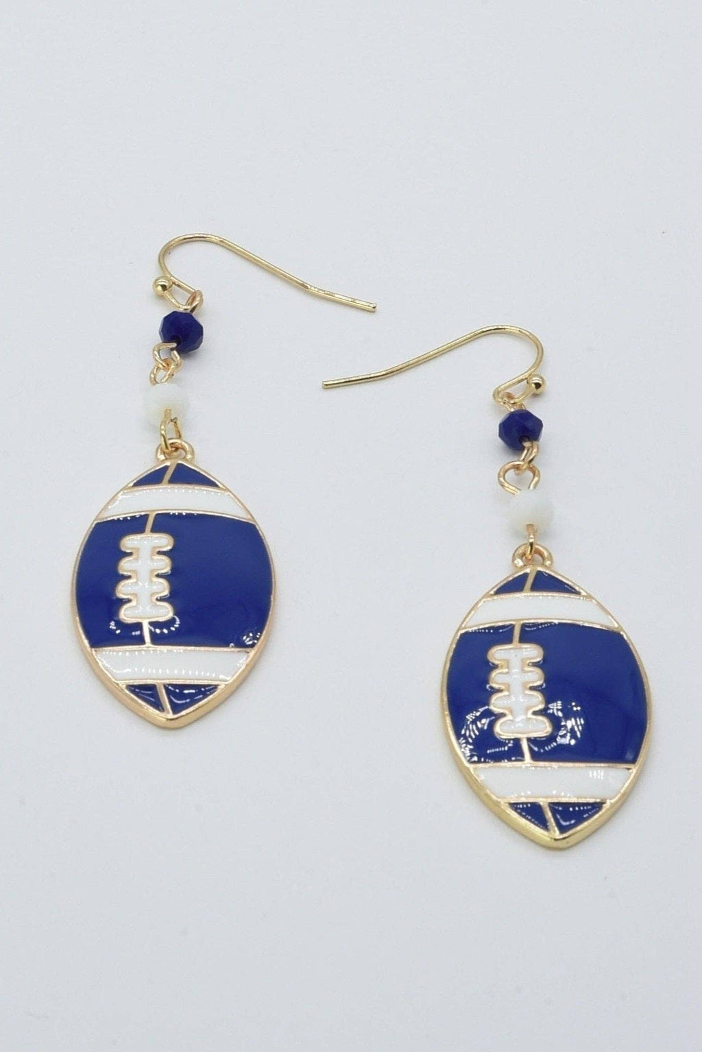 CE3200 Football Dangle Earrings