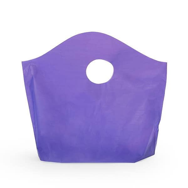 Wave Top Plastic Retail Merchandise Bags