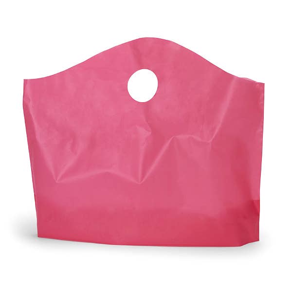 Wave Top Plastic Retail Merchandise Bags