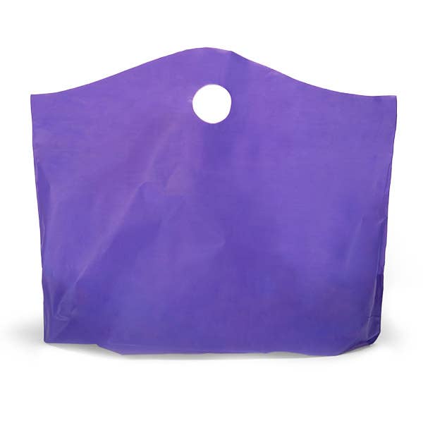 Wave Top Plastic Retail Merchandise Bags