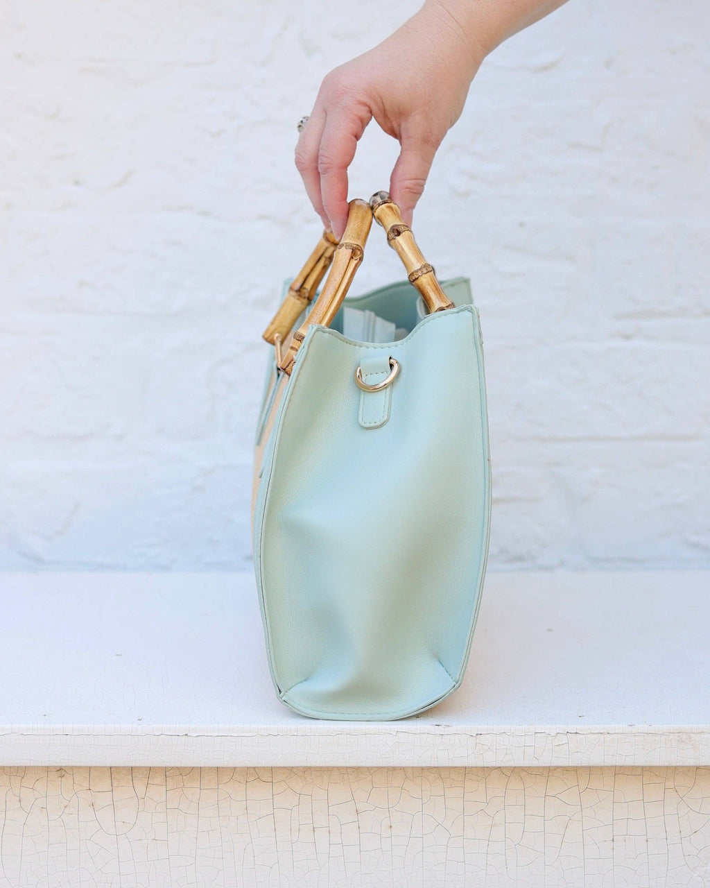 Kennedy Tote Natural Mint