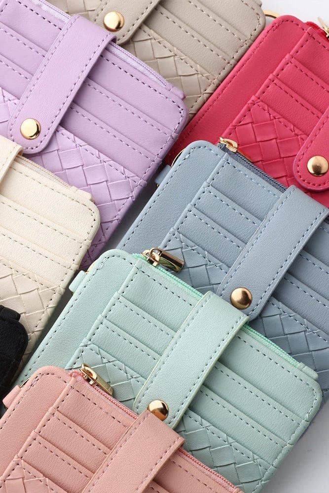 BB139x205 Nina Quilted Beaded Keychain Bracelet Wallet
