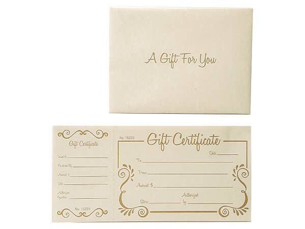 Store Gift Certificates