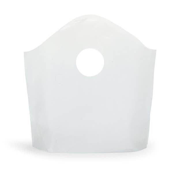 Wave Top Plastic Retail Merchandise Bags