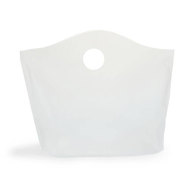 Wave Top Plastic Retail Merchandise Bags