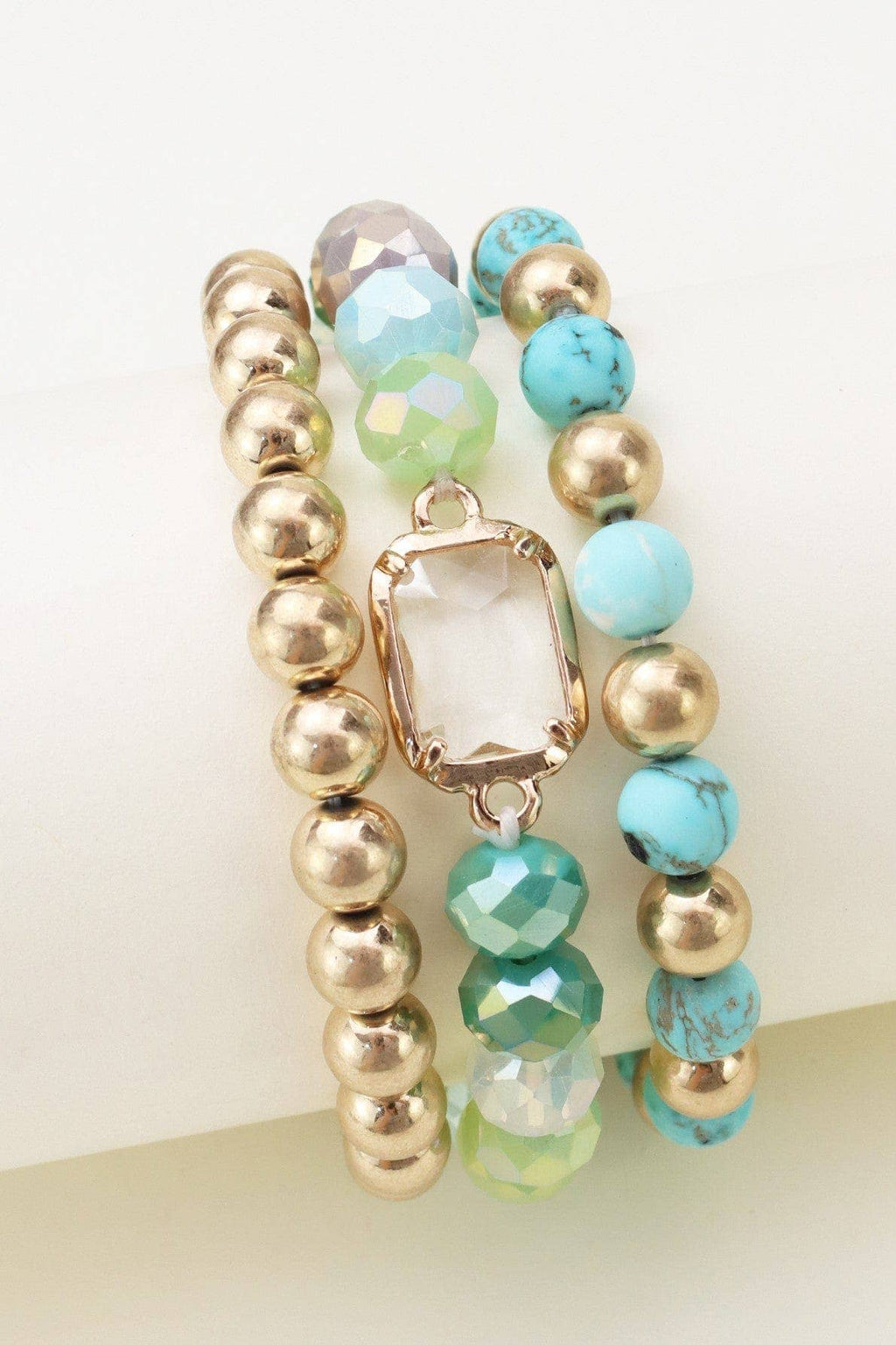 Nora Multi Strand Beaded Bracelet