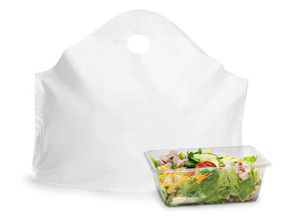 Wave Top Plastic Retail Merchandise Bags