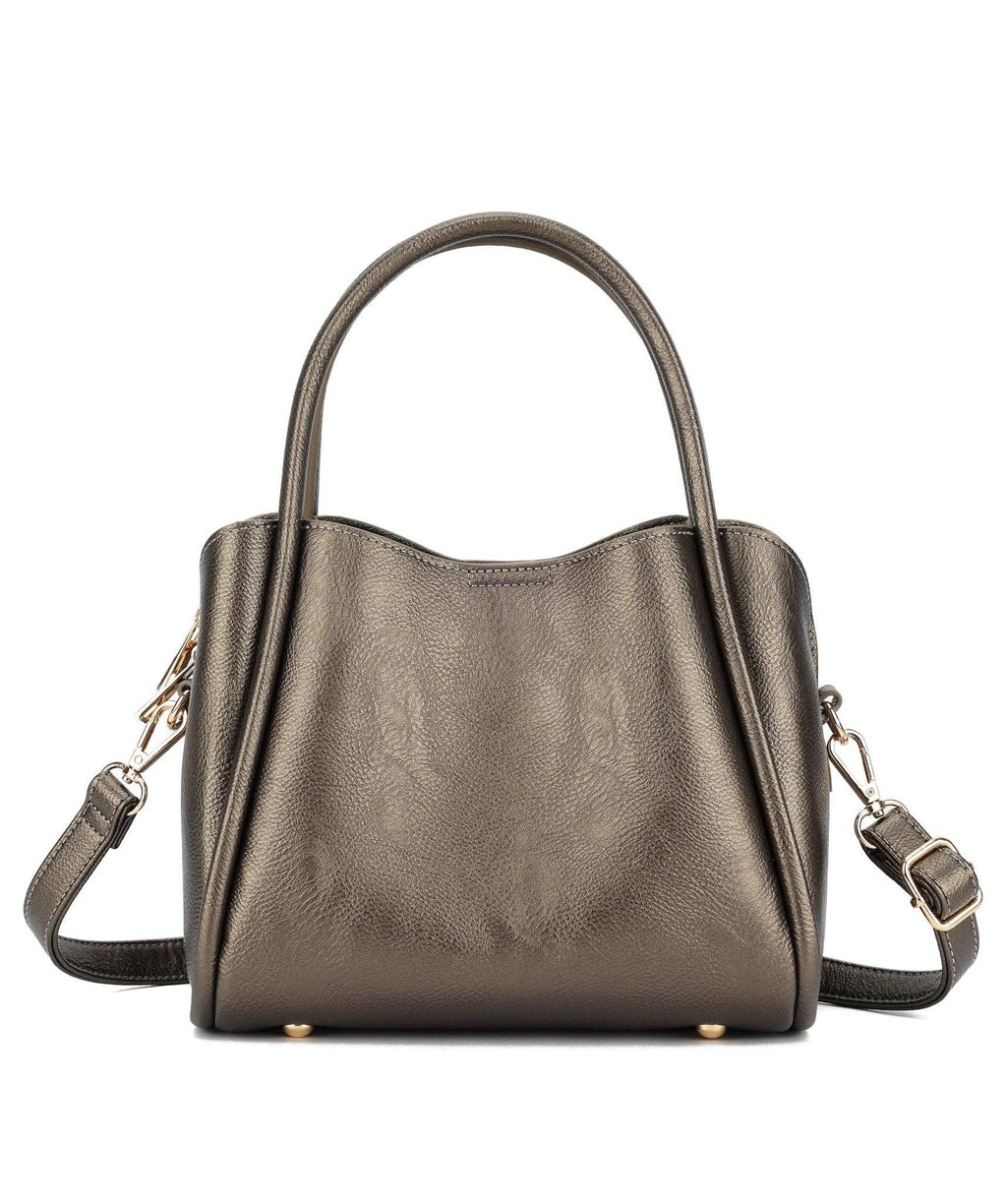 94646 Clara 3 Compartment Satchel/Crossbody Bag