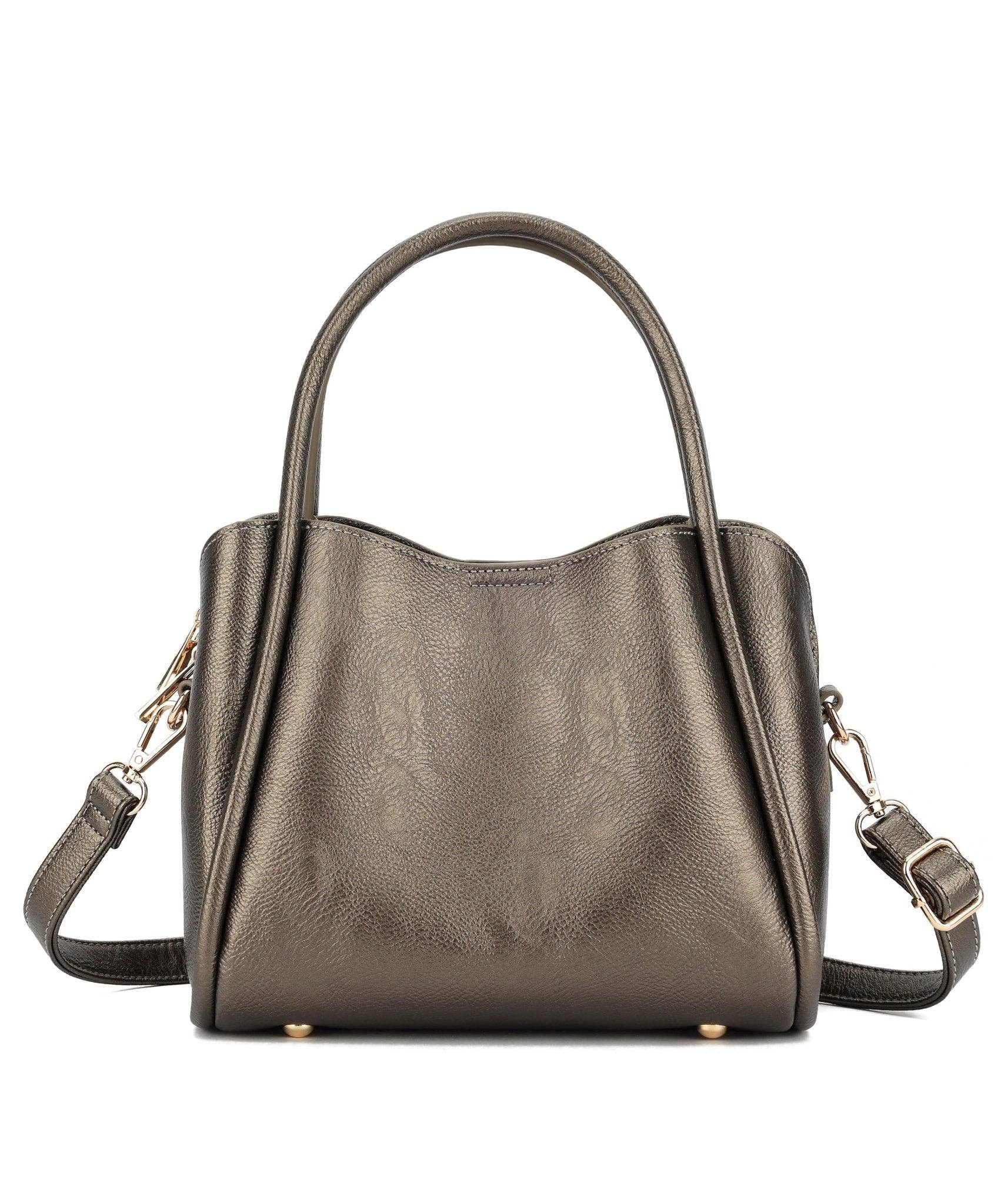 94646 Clara 3 Compartment Satchel/Crossbody Bag