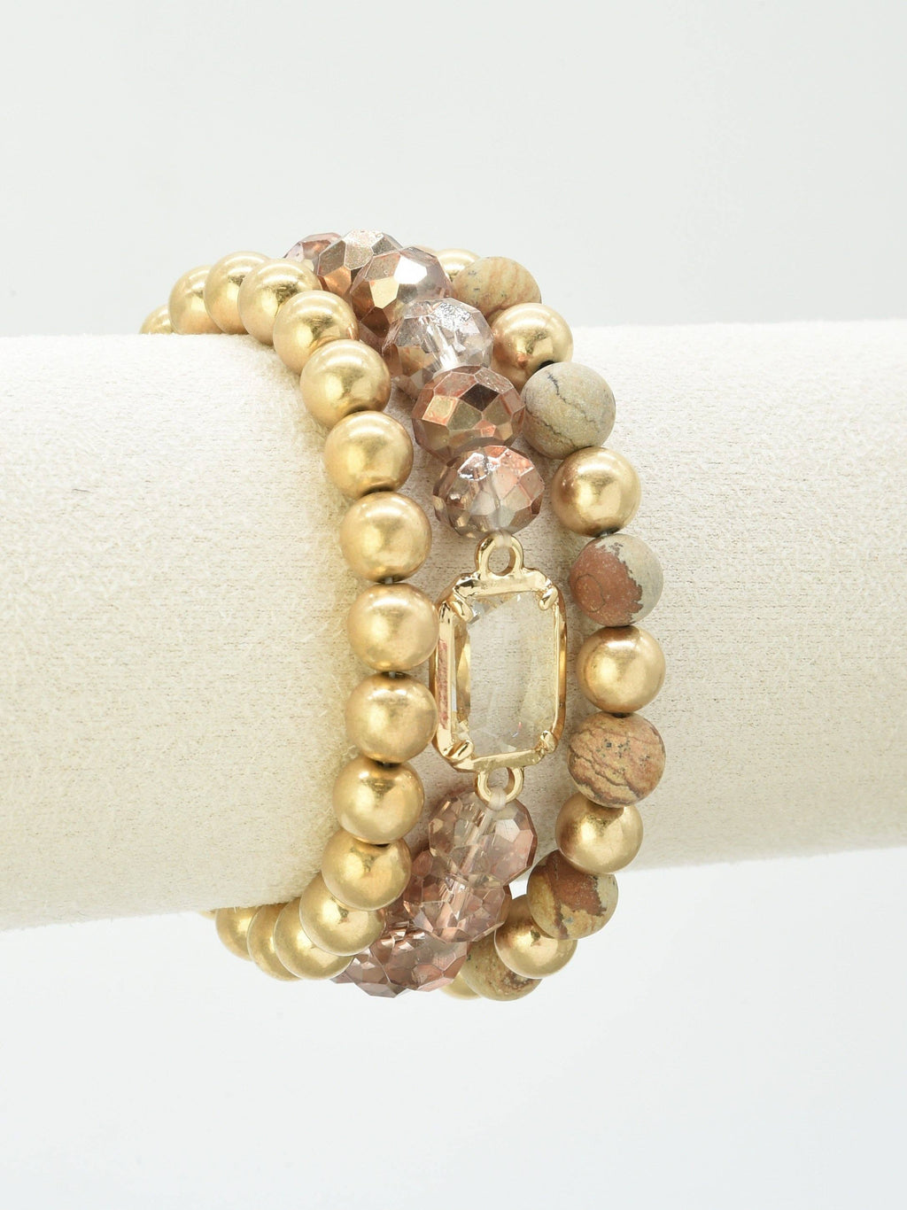 Nora Multi Strand Beaded Bracelet
