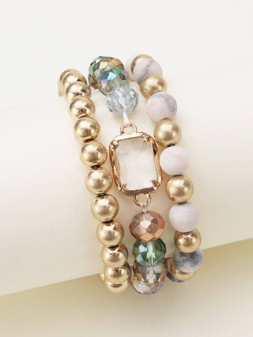 Nora Multi Strand Beaded Bracelet