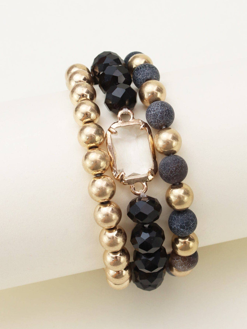Nora Multi Strand Beaded Bracelet