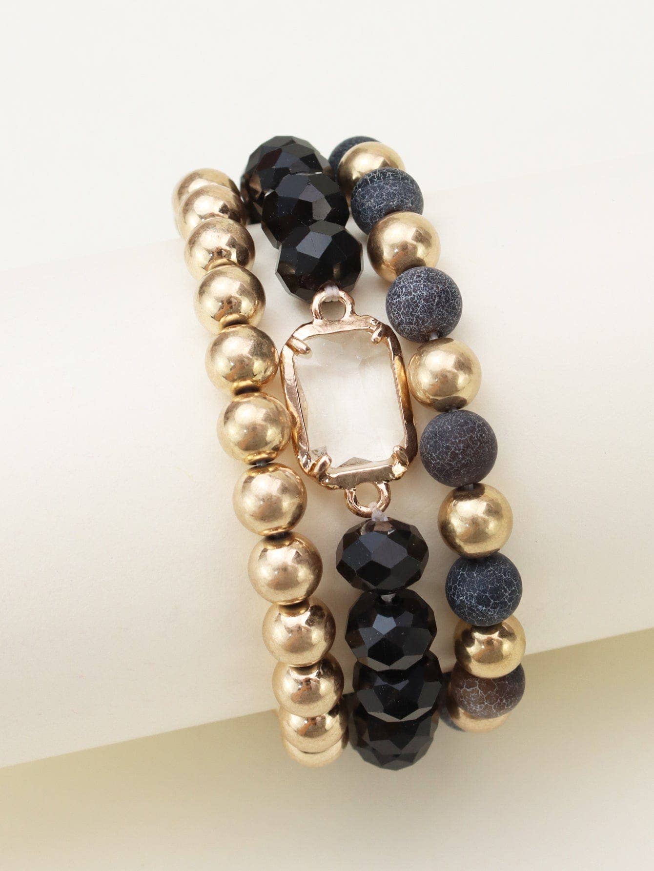 Nora Multi Strand Beaded Bracelet