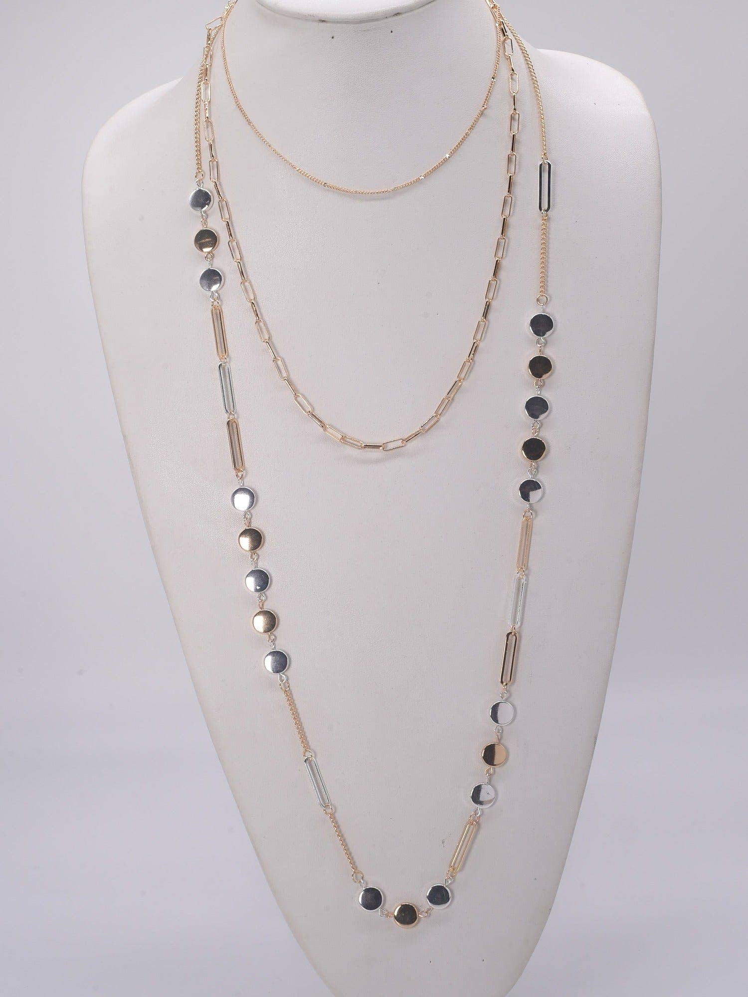 Layered Beaded Necklace