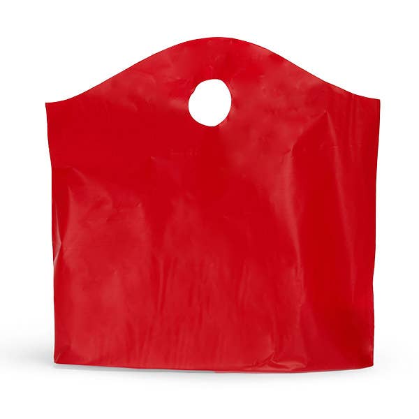 Wave Top Plastic Retail Merchandise Bags
