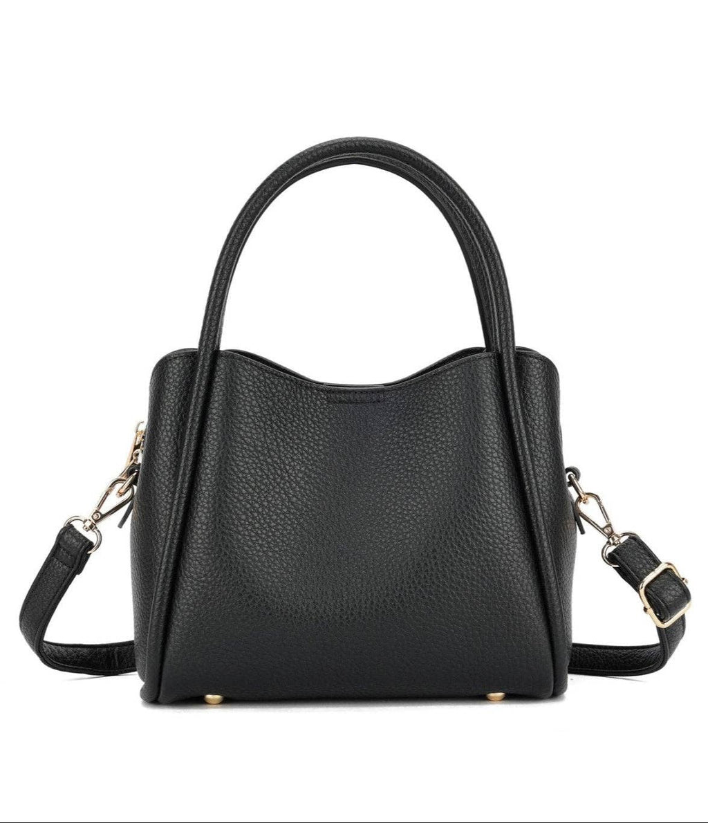94646 Clara 3 Compartment Satchel/Crossbody Bag
