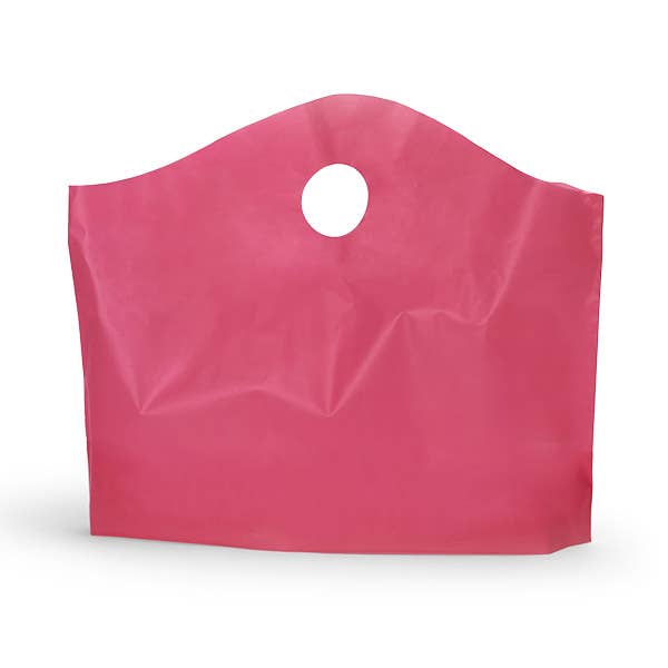 Wave Top Plastic Retail Merchandise Bags