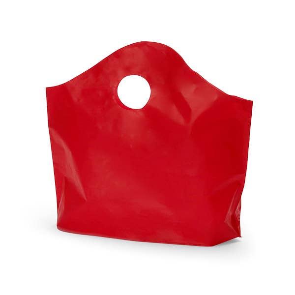 Wave Top Plastic Retail Merchandise Bags