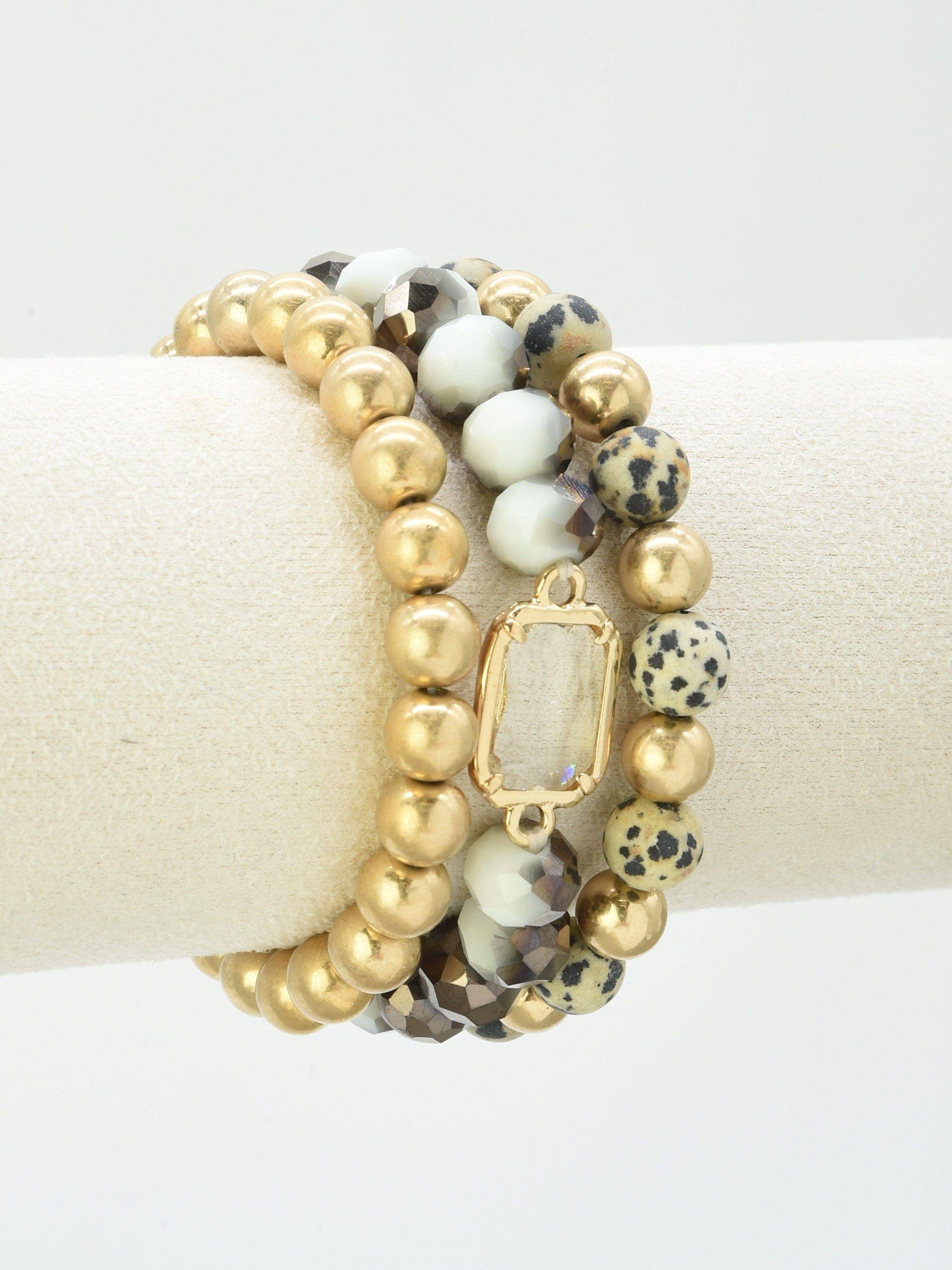 Nora Multi Strand Beaded Bracelet