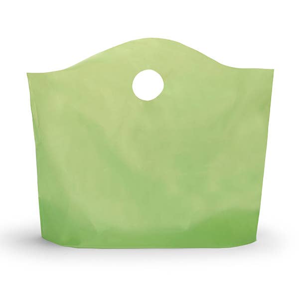 Wave Top Plastic Retail Merchandise Bags