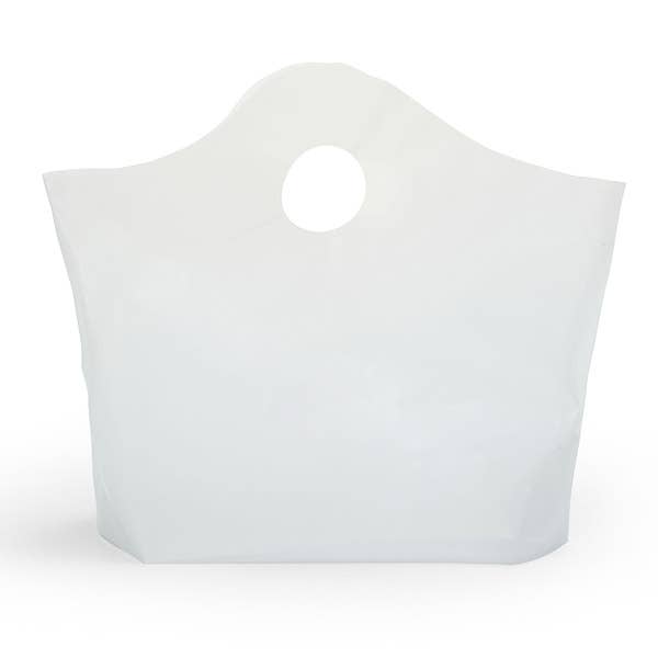 Wave Top Plastic Retail Merchandise Bags