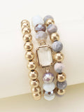 Nora Multi Strand Beaded Bracelet