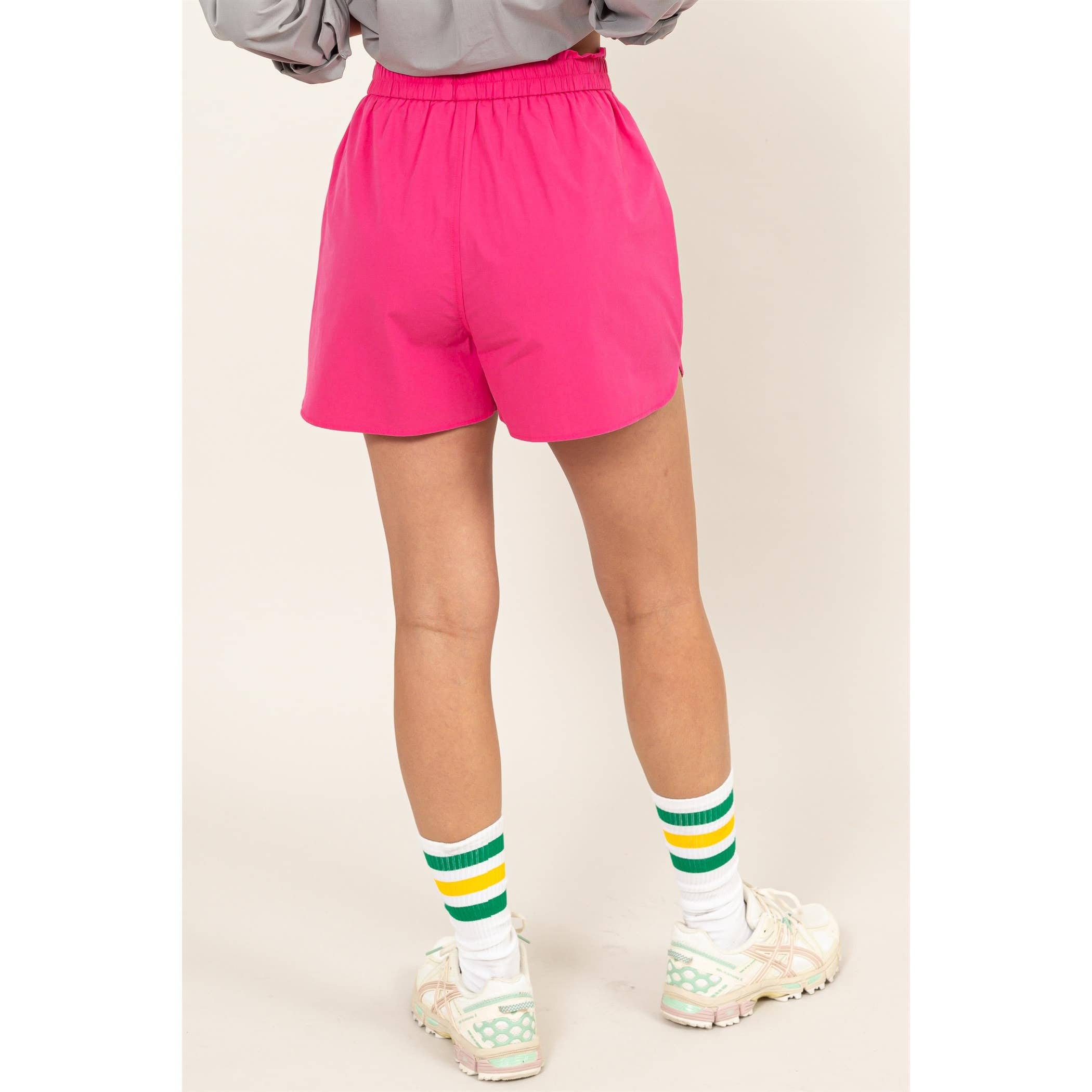 Poplin High Waist Shorts