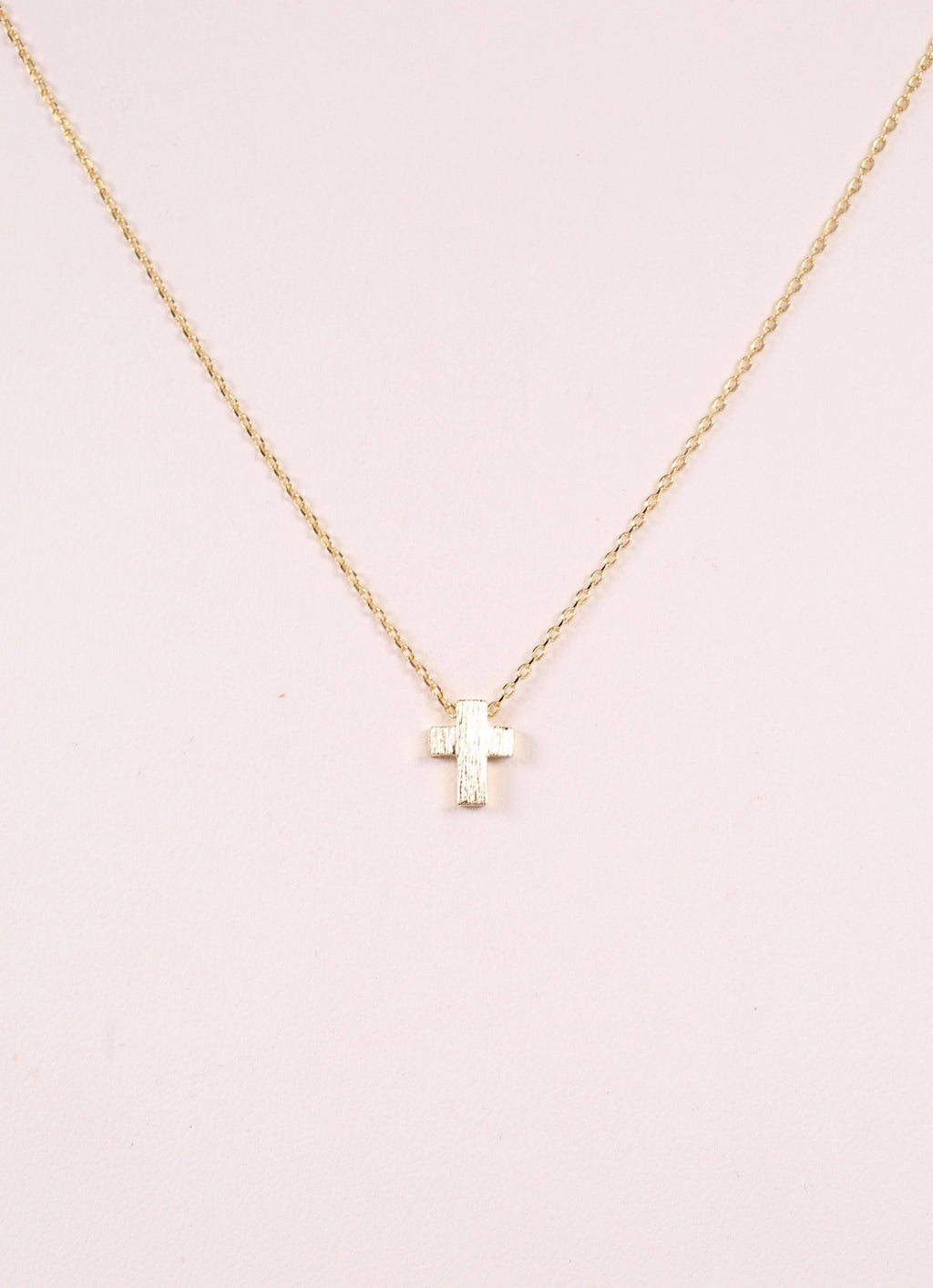 Charmie Petite Cross Necklace GOLD