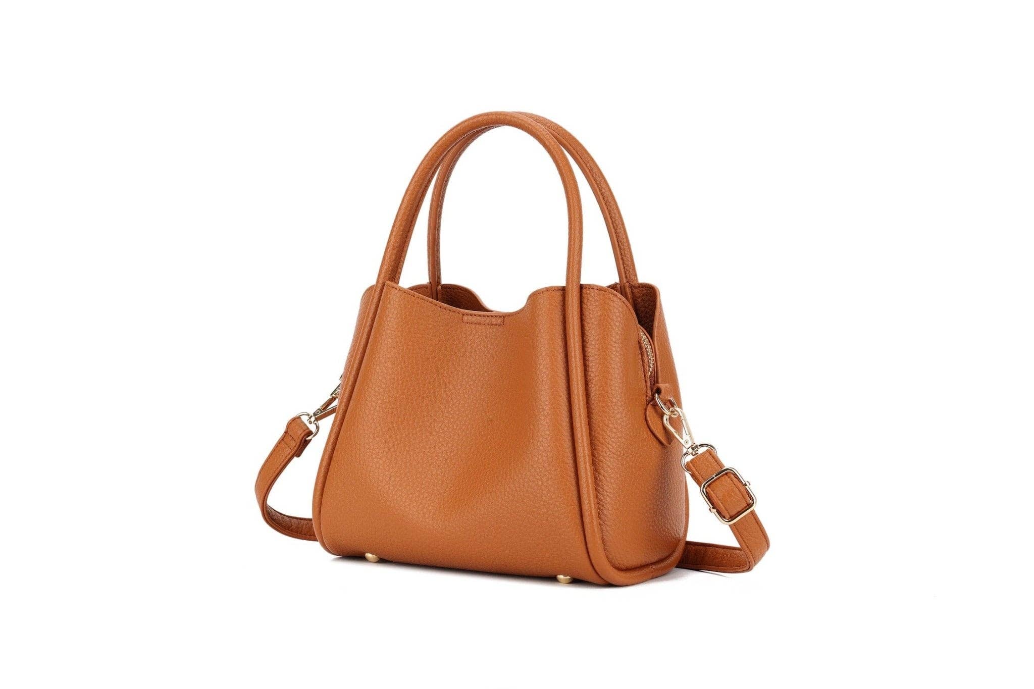 94646 Clara 3 Compartment Satchel/Crossbody Bag