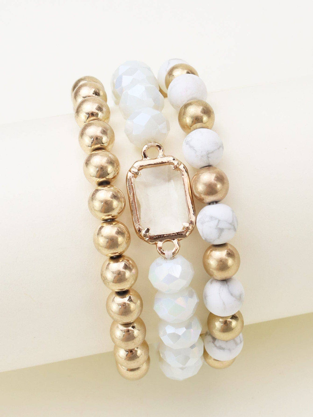Nora Multi Strand Beaded Bracelet