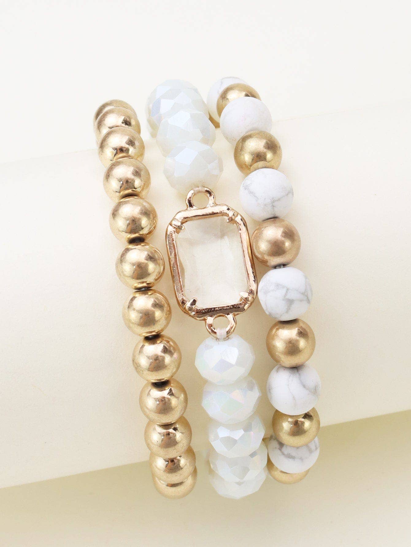 Nora Multi Strand Beaded Bracelet