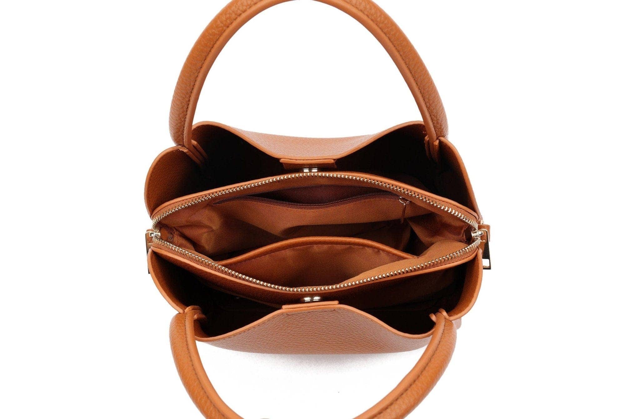 94646 Clara 3 Compartment Satchel/Crossbody Bag