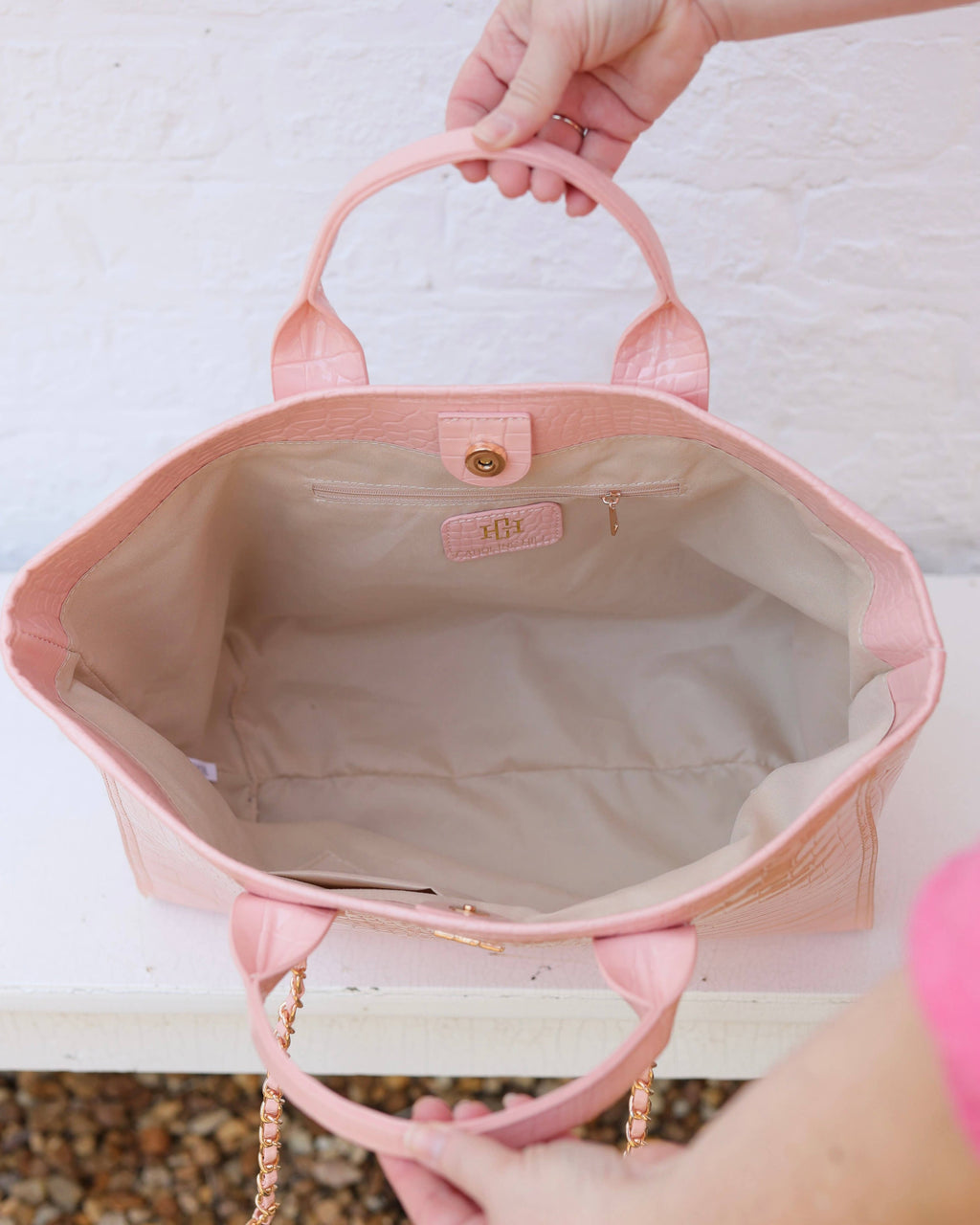 Missy Tote Lime Patent EC