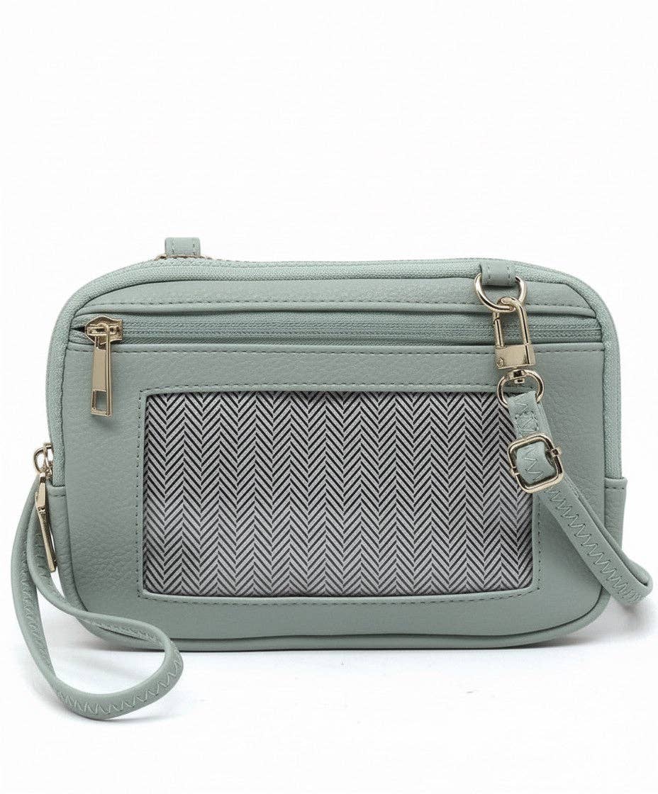 AD007 Cell Phone Mini Crossbody Wallet Bag