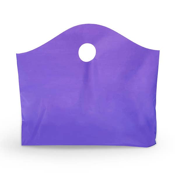 Wave Top Plastic Retail Merchandise Bags