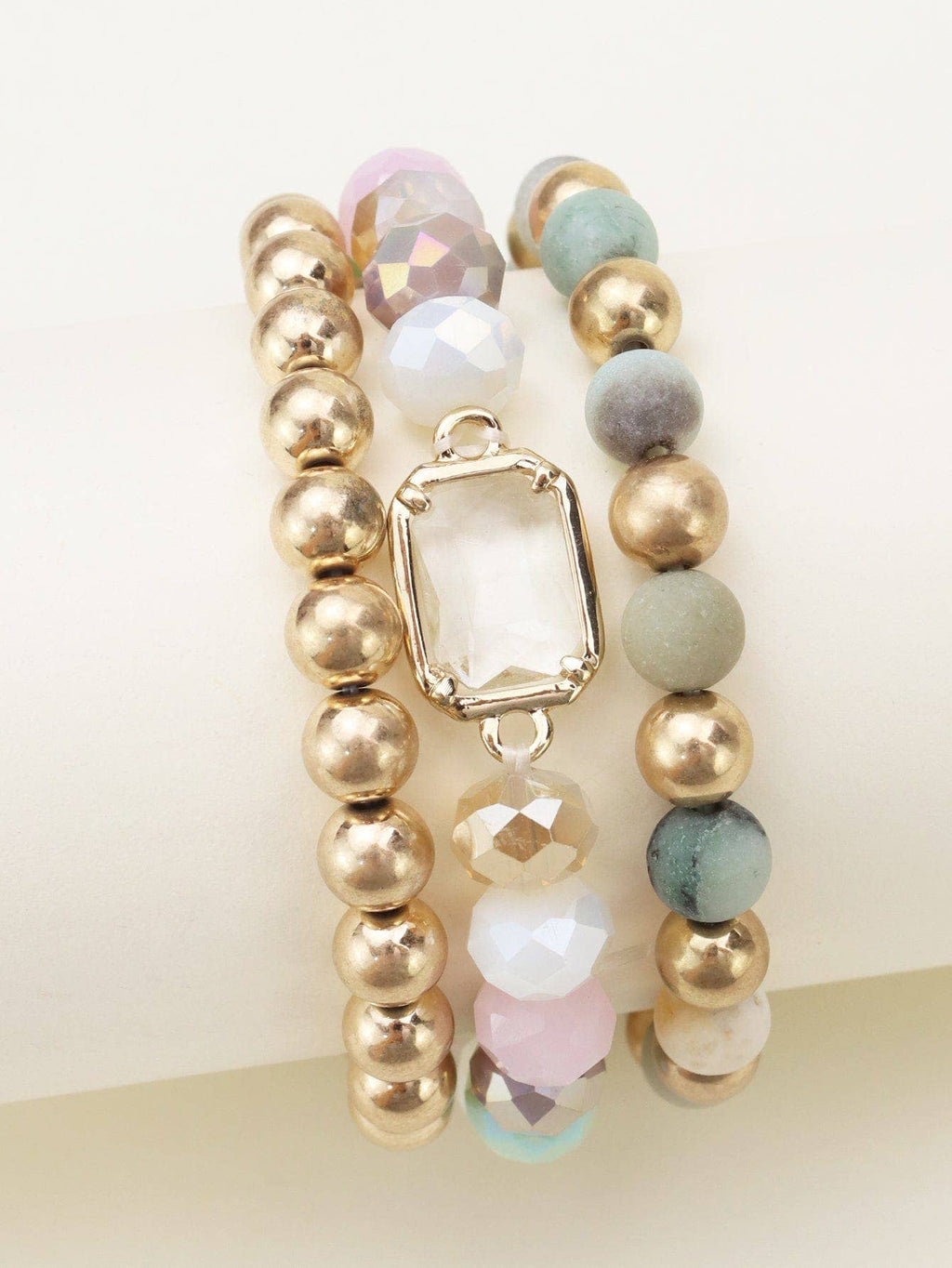 Nora Multi Strand Beaded Bracelet