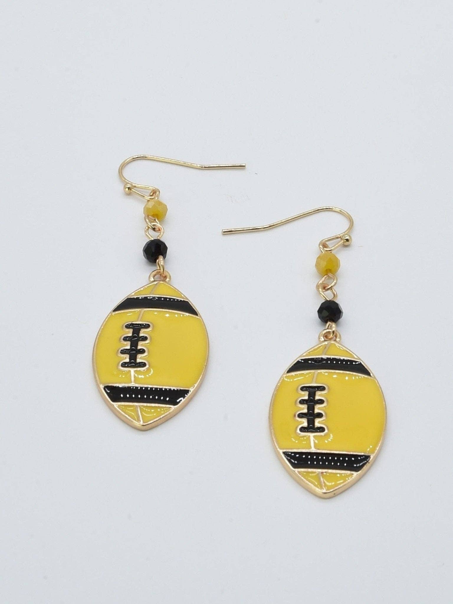 CE3200 Football Dangle Earrings
