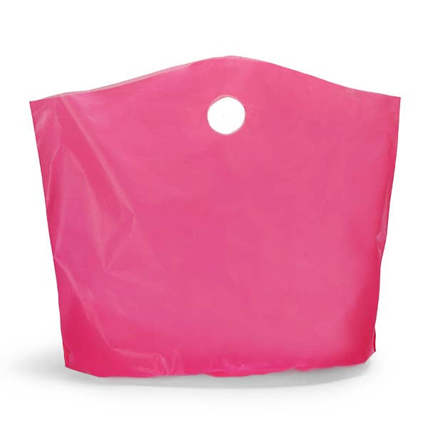 Wave Top Plastic Retail Merchandise Bags