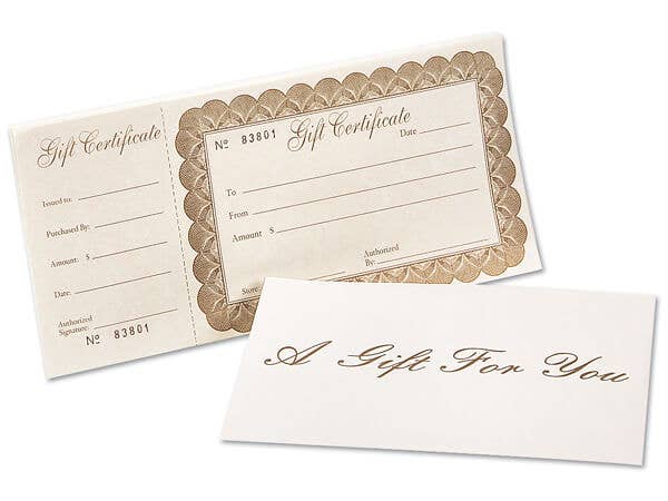 Store Gift Certificates